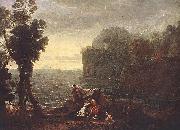 Claude Lorrain Landscape with Acis and Galathe oil on canvas